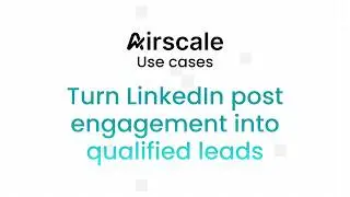 Turn LinkedIn post engagement into qualified leads
