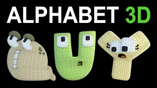 Alphabet Lore 3D (Q-Z) | Part 3