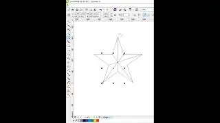 How to make Star design in Corel draw 