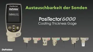 Nur EIN PosiTector Grundgerät für ALLE Sonden! 
