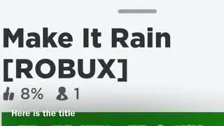 Playing fake robux scams!(Roblox)