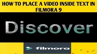 How to Place a Video Inside Text In Filmora 9 | Place video inside text | video inside text | Rajul
