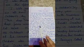 Children day speech