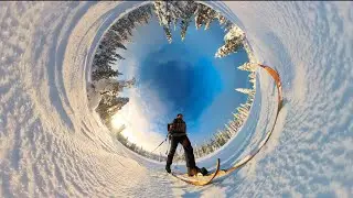 Finally a day on skis in nature with the camera