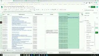 Условное форматирование в Google Sheets