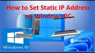 How to set Static IP address on Windows PC