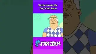 Wario disobeys Golf Club rules