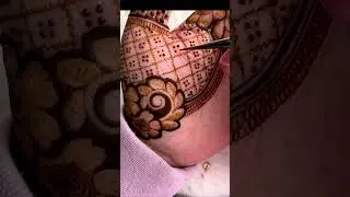 Amazing floral henna designs / Full hand bridal mehandi #hennatutorial #simplehenna #mehandishorts