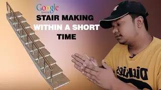 How to Making Stair Within a Short Time | Extensions | Plugins | MajStair | MajRail | SketchUp 2021|