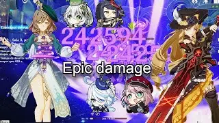 THE LISA HYPER ULTRA MEGA DESTRUCTIVE CARRY (ver. 2) & C0 Navia yahoo vs 4.8 abyss 12【原神】