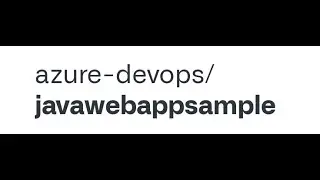 Azure devops - Sample Java Project CI CD