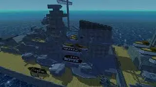Бисмарк который действительно 1к1 и точная копия (Scrap Mechanic 1:1)