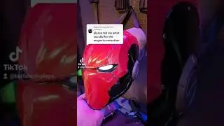 How to attach two halves of a cosplay helmet #3dprinting #cosplay #redhood
