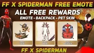 Free Fire Spiberman Free Fire Emote l Free Fire Spiderman Free Emote Free Fire
