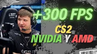 GUÍA OPTIMIZACIÓN ✔️ para CS2 / Counter Strike 2 | +300 FPS | Mejora FPS NVIDIA y AMD
