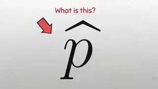 Statistical Symbols explained: Lowercase p hat- Sample proportion 