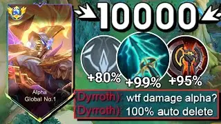 I FINALLY FOUND THE BEST TRUE DAMAGE BUILD FOR ALPHA 2024 🤯!! (this build is so broken 💀💀💀)