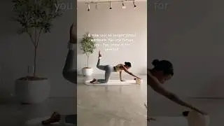 Now you no longer dread workouts. No one forces you.. You crave it for yourself #trending #yoga