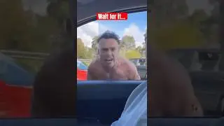 Man SMASHES Car Window in Heated Confrontation😳 #shortvideo #shorts