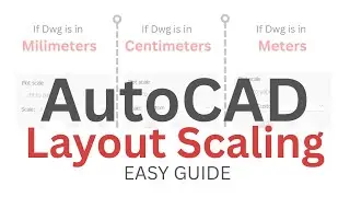 AutoCAD Layout- Plot Scale Tutorial