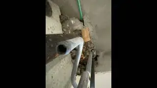 Даже остатки льна в трубе превращаются в 🪨 окалина осталась после отреза трубы.