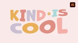 Learn how to quickly warp text into shapes using Adobe Illustrator
