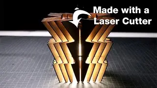 Titantic Museum Inspired Lamp Made with a Laser Cutter