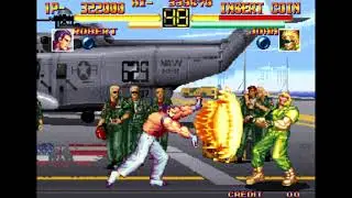 Dogking85 Art of Fighting Robert full gameplay level 8.