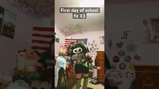 First day of school fit #scene #scenekid #kandikid #antizoo #therian #furry #alternative #emo