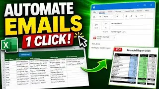 Send Personalized Emails from Excel with 1 Click (VBA Tutorial with PDF Attachments)