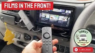 Double din car stereo HDMI - AV converter for film playback - DVD player & Fire Stick trial