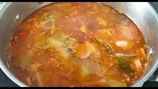 Leek Soup With Sausage