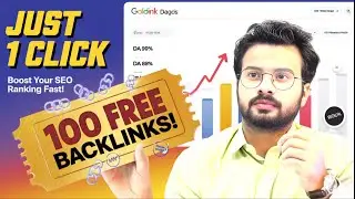 I Got 100 FREE High DA Backlinks in Just 1-Click FREE SEO Secret 2025!