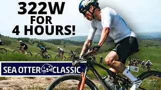 The Pace of This Year's Sea Otter Classic Was Absolutely Insane! Race Tactic and Power Analysis