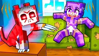 Playing Minecraft Murder Mystery As A Protective KILLER CAT With MY CRAZY FAN GIRLS...