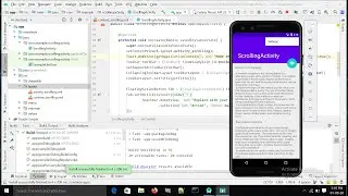 how to create scrollingActivity in android studio|| scrolling activity in android studio?