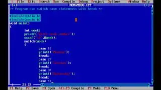 C Programming and Coding for Beginners Part 12 | C coding | coding switch case with break |PremnArya