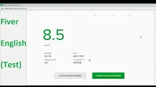 Fiverr English Test Answes