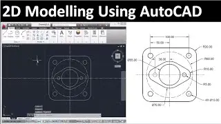 2D drawing using AutoCAD : Drawing 3