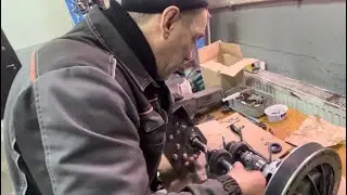 Ремонт Реверса редуктора Замена шестерни в реверсе Коробка буран Мотобуксировщик БТС
