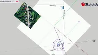 SketchUp Location with Satellite Map