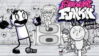 Friday Night Funkin' - Sketchy REMASTERED FULL WEEK - FNF MODS HARD