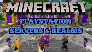 MINECRAFT SERVERS & REALMS PLAYSTATION #MINECRAFT #SERVERSANDREALMS #SHORTS