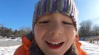 Frozen Bubbles and Super Fast Sledding! -  Outdoor Exploration and Adventure