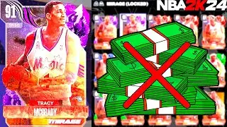 I LOCKED IN THE MIRAGE SET FOR AMETHYST TRACY MCGRADY WITHOUT SPENDING ANY MONEY IN NBA 2K24 MyTEAM!