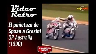 El golpe de Spaan a Gresini - GP Australia 1990 (RetroVideo)