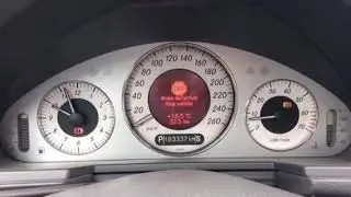 W211. Сброс ошибки до решения проблемы .( ошибка С2412 - датчик   ABS)