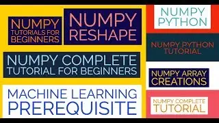 Numpy Complete Tutorial For Machine Learning |Numpy Reshape Function|Part:7