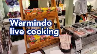 Ada warmindo live cooking di bukber all you can it Sonokembang eatrey