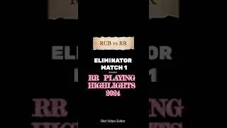 RCB vs RR Eliminator 2024 Match Highlights||Bengaluru vs Rajasthan Highlights||#iplhighlight #shorts